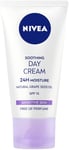 NIVEA Sensitive Day Cream (50 ml), Face Cream and Moisturiser with SPF 15 for S