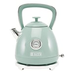 Haden - Kettle 1.7L Bristol - Removable Filter & Easy to Fill 3000W, Sage Green