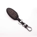XQRYUB Car leather Key Holder Protector Accessories,Fit For Nissan Qashqai Pathfinder Versa Tidda Murano Rogue X-Trail