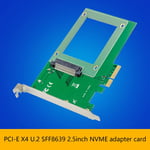 Carte adaptateur PCI-E X4 U.2 SFF8639, carte d'extension SSD 2.5 pouces, PCI Express V3.0 X4 32GT/S, carte de Conversion SSD