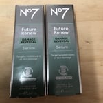 No7 Future Renew Damage Reversal Serum 25ml X 2