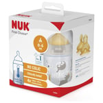 NUK First Choice+ Temperature Control Baby Bottles Set Latex Teat 150ml - 4 Pack