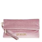 Love Moschino Women's Fall Winter 2021 Collection Shoulder Bag, Pink, 17X31X4