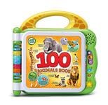 LeapFrog 100 Animals Book, Baby Book with Sounds and Colours for Sensory Play, Educational Toy for Kids, Preschool Bilingual Learning Games for Boys and Girls Aged 18 Months, 1, 2, 3 Years