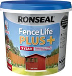 Ronseal RSLFLPPRC5L 5 Litre Fence Life plus Paint - Red Cedar