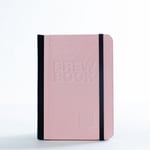 KaffeBox Brew Book - Daily Coffee Journal Hard Cover , Pink