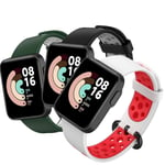Shieranlee Silicone Watch band Compatible for Xiaomi Mi Watch Lite/Redmi Watch Lite strap - Smart Watch Bands for Men Ladies - for Xiaomi Smart Watch Bracelet Replacement Accessories