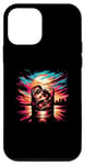 Coque pour iPhone 12 mini Whisky Sunset - Vintage Bourbon Scotch Whisky On Ice Lover