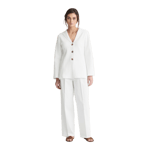 Newhouse Stickad Blazer Kim Vit