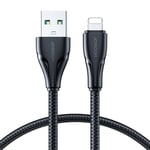Joyroom USB-A Till Lightning Kabel 0.25 m - Svart - TheMobileStore Lightning Kablar