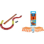 Hot Wheels Track Builder Pack Assorted Curve Parts Connecting Sets Ages 4 and Older​ & Fisher-Price BHT77 Mattel Track Builder Pack with Vehicle - Amazon Exclusive