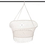 Nologo YO-TOKU Hammock Chair Swing for Kids&Teens, Small Cotton Rope Porch Swing,Handmade Knitted Hanging Swing Chair for Indoor, Outdoor, Garden, Patio, Porch, Yard Chairs Living Room Furniture