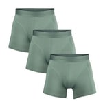 Salming Kalsonger 3P Bamboo Boxer Grön X-Large Herr