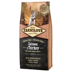 Sparpack: 2 x Carnilove torrfoder - Large Puppy Salmon and Turkey (2 x 12 kg)