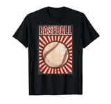 Vintage Baseball Sunburst Popular Fan T-Shirt