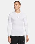 Nike Pro Men's Dri-FIT Tight Long-Sleeve Fitness Top