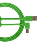 Câble UDG USB 2.0 (A-B) coudé vert 1M - Câble audio UDG ultime pour les DJ et les producteurs afin de maximiser leurs performances