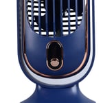 Desktop Fan Brushless Motor Oscillating Quiet 5 Speeds Desk Tower Fan Blue