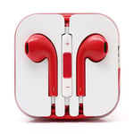 Ecouteur Earpods Kit Main Libre Rouge pour Apple iPhone 5C