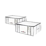 Compactor Lot 2 Life Housse de rangement sous vide, Blanc, XXL, 65 x 50 x H 27 cm, RAN8121