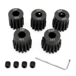 RUIZHI 32P Motor Pinion Gears Set, 5mm 13T 14T 15T 16T 17T Motor Gear with Hex Key for RC Car 1/10 Buggy Monster Truck