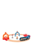 Brio 33974 Smart Tech Sound Action Tunnel Cirkelsæt Toys Toy Cars & Vehicles Toy Vehicles Trains Multi/patterned BRIO