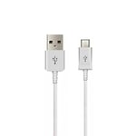 iTechCover® USB Cable Charging Cord/Charger Power Lead Wire for Pure Move T4 DAB Radio/White/Micro-USB (1m / 3.3ft)