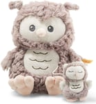 Steiff Soft Cuddly Friends Ollie Owl Music Box, Rose Brown