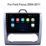 Navigation GPS 9 Pouces Android avec WiFi Car Stereo Radio avec Lecteur USB Bluetooth Double Din - pour Ford Focus 2004-2011