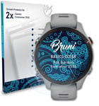 Bruni 2x Protective Film for Garmin Forerunner 255S Screen Protector