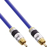 Cinch Cable Video & Digital Audio, Premium, Gold Plated, Plug/Plug, 3M