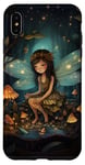 Coque pour iPhone XS Max Woodland Fairy Glow Champignon lumineux Art