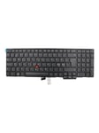 Lenovo - notebook replacement keyboard - with Trackpoint - Nordic - Laptop tagentbord - till ersättning - Nordisk - Svart