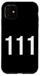 iPhone 11 Angel Number 111 Numerology Mystical Spiritual Number Case