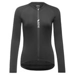 Gorewear Maillot de Cyclisme Respirant pour Femme, Torrent, évacuation rapide de l'humidité, Maillot de Cyclisme à Manches longues Style Course de Cyclisme