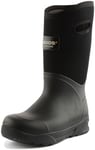Mens Bogs Bozeman Tall Black Insulated Waterproof Warm Wellington Boots-UK 8 (EU42)