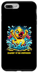 Coque pour iPhone 7 Plus/8 Plus Course de compétition familiale Rubber Duck Racing Team