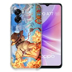 Coque pour Oppo A77 5G Manga One Piece Ace Color