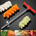 Spiral Screw Manual Slicer Vegetable Knife Carving