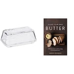 Kilner Vintage Glass Butter Dish with Lid & Make Your Own Butter: Delicious Recipes and flavourings for Homemade Butter