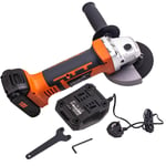 Heavy Duty Silver 800W 4.5 & quot; 115mm 18v Electric Angle Grinder Kit