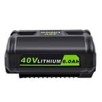 For Ryobi 40V 6 Ah Hight Capacity Li-ion Battery OP4040 OP4015 OP40261 OP4026