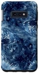 Galaxy S10e Tie dye Pattern Blue Case