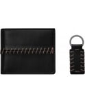 Fossil Mens Bronson Wallet and Keyring Gift Set