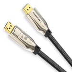 AKKKGOO 8K DisplayPort Cable 5M Ultra HD DisplayPort 1.4 Gold-Plated,DP to DP Cable locking and nylon sheath,Support 8K@60Hz,4K@144Hz,32.4Gbps,DP Cable144Hz Gaming Monitor,HDTV,Gaming Graphics Card