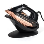 Beldray BEL0747NRG 2 In 1 Handheld Steam Iron – Large Cordless Steam Station, Ceramic Soleplate, 300ml Water Tank, Anti-Calc Function, Use Corded/Cordless, Powerful Steam Burst, Spray Function, 2600W