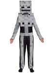 Minecraft Skeleton Classic Mod Video Game Grey Halloween Child Boys Costume