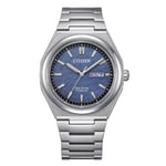 Citizen Automatic Watch Super Titanium Blue Dial AW0130-85L