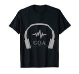 Groove to the Rhythms of Goa with Headphones T-Shirt