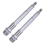 DMR Vault Mag Pedal Axles Replacement Spare Spindles Pair 9/16" MTB Silver New